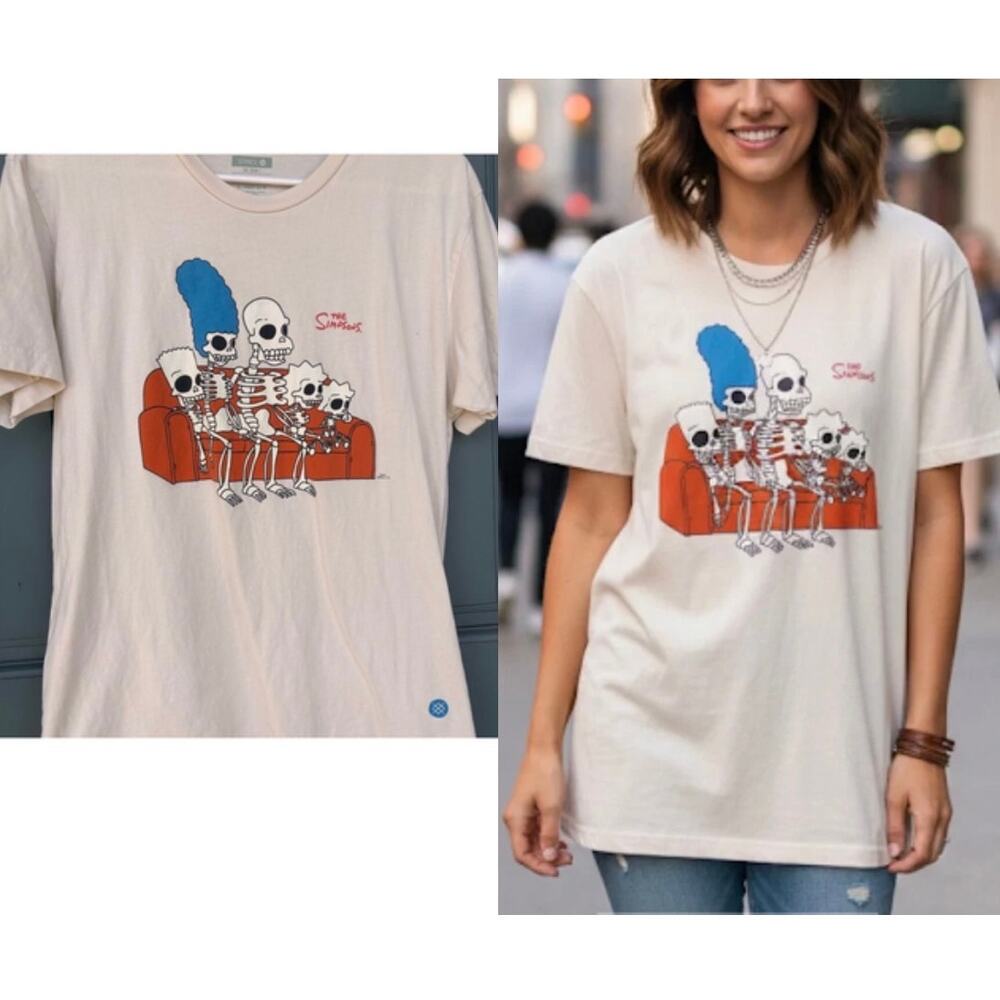 Stance x The Simpsons Skeleton T-Shirt